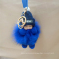 HSSP01 MOQ 1 lovely baby pom pom pocket pop keychain